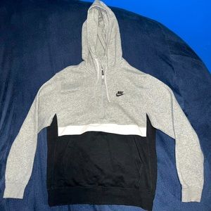 Nike half zip hoodie
